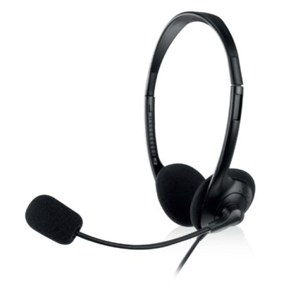 Cuffie stereo Ewent - Microfono integrato - 2x jack da 3