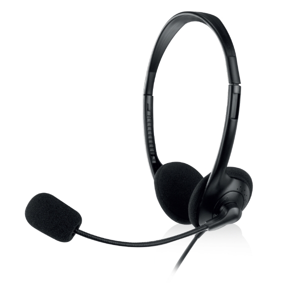 Cuffie stereo Ewent - Microfono integrato - 2x jack da 3 Cuffie stereo Ewent - Microfono integrato - 2x jack da 3