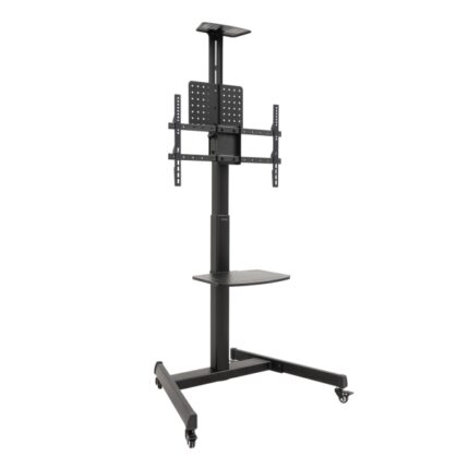 Tooq Cometa Supporto da pavimento per TV da 37 a 70" - Vassoio multiuso - Peso max. 50 kg - Altezza