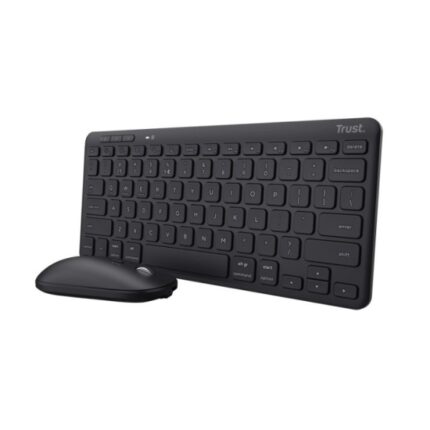 Trust Lyra Pack tastiera e mouse wireless Bluetooth - Multidispositivo - Utilizzo ambidestro - Colore nero