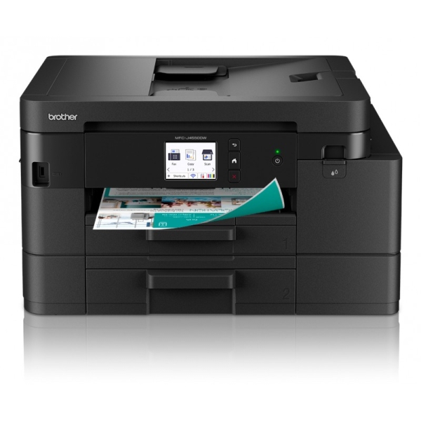 Brother MFC-J4550DW Stampante multifunzione a colori duplex Fax WiFi 20 ppm - Alimentatore automatico da 20 fogli Brother MFC-J4550DW Stampante multifunzione a colori duplex Fax WiFi 20 ppm - Alimentatore automatico da 20 fogli