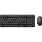 Logitech MK250 Compact Bluetooth Wireless Combo Pack Wireless + Mouse - Utilizzo ambidestro - Indicatori LED - Colore nero