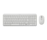 Logitech MK250 Compact Bluetooth Wireless Combo Pack Wireless + Mouse - Utilizzo ambidestro - Indicatori LED - Colore bianco