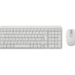 Logitech MK250 Compact Bluetooth Wireless Combo Pack Wireless + Mouse - Utilizzo ambidestro - Indicatori LED - Colore bianco