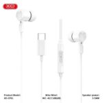 XO EP81 Auricolari intrauricolari con microfono - Connessione USB-C - Cavo da 1