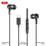 XO EP81 Auricolari intrauricolari con microfono - Connessione USB-C - Cavo da 1