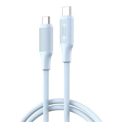 XO NBQ265B Cavo USB-C maschio a USB-C maschio - 1 m - 60 W - Colore blu