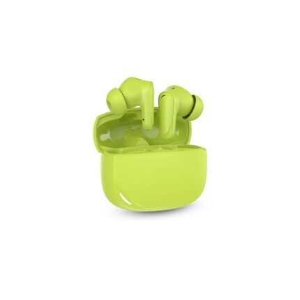 SPC Boost Buds Auricolari wireless True Wireless - Cancellazione del rumore - 4 microfoni - Controllo tattile - Google Fast Pair - Colore verde lime