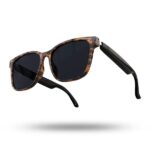 Energy Sistem Urban Music Tortoise Occhiali Bluetooth - Lenti polarizzate con protezione UV400 superiore e anti luce blu - Riproduzione musica - Microfono e assistente vocale - IPX5 - Controllo tattile - Colore caramello/nero