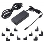 Caricabatterie universale per laptop Ewent da 90 W - 11 spine intercambiabili - Automatico - Gestione intelligente della corrente - Colore nero