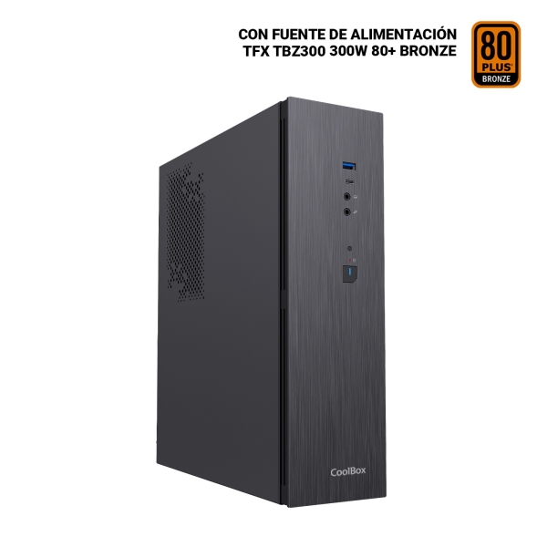 Coolbox T370-BZ Slim Case Tower MicroATX - Dimensioni disco supportate 2 Coolbox T370-BZ Slim Case Tower MicroATX - Dimensioni disco supportate 2