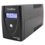 Coolbox Guardian3 SAI 800VA UPS 480W - 2x Schukos - USB - RJ45 - Protezione completa contro picchi di tensione e interruzioni di corrente - Display LCD
