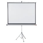 Nobo Schermo di proiezione con treppiede 1500x1138mm - Superficie bianca opaca - Colore bianco