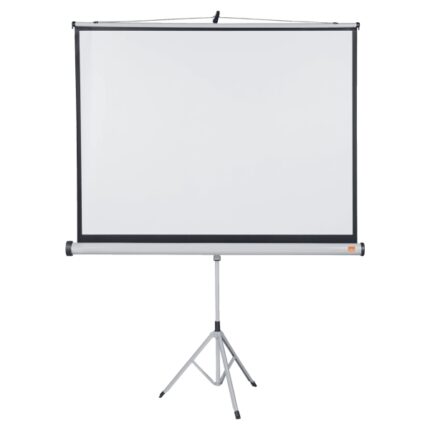 Nobo Schermo di proiezione con treppiede 1500x1138mm - Superficie bianca opaca - Colore bianco