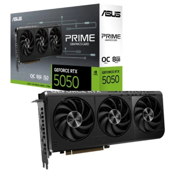 Asus GeForce PRIME RTX 5050 OC Edition Scheda grafica 8 GB GDDR6 Reflex 2 RTX AI DLSS4 Asus GeForce PRIME RTX 5050 OC Edition Scheda grafica 8 GB GDDR6 Reflex 2 RTX AI DLSS4
