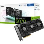 PNY GeForce RTX 5070 Scheda grafica 12 GB GDDR7 Tripla ventola Reflex 2 AI NVIDIA DLSS4