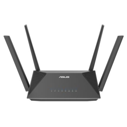 Asus RT-AX52 PRO Router AX3000 WiFi 6 Dual Band AiMesh - Fino a 3000 Mbps - 4 porte RJ45 LAN - 4 antenne esterne
