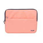 Milan Collezione 430 Custodia per laptop fino a 13" - Fodera in velluto - Tasca frontale - Chiusura con cerniera - Colore rosa