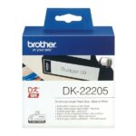 Brother DK22205 - Etichette originali di dimensioni personalizzate - Larghezza 62 mm x 30
