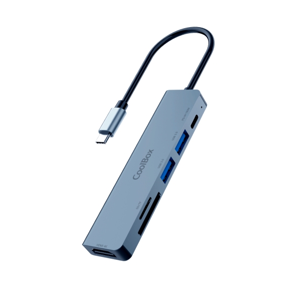 CoolBox MiniDock C61 USB-C - 1x HDMI 4K CoolBox MiniDock C61 USB-C - 1x HDMI 4K