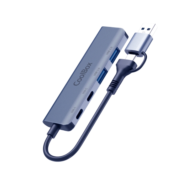 CoolBox HUB4 Lite USB-C/A - 2x USB-C CoolBox HUB4 Lite USB-C/A - 2x USB-C