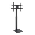 Tooq Midas Supporto da pavimento per schermi da 37-70" - Rotazione e inclinazione regolabili - Gestione dei cavi - Peso massimo 40 kg - VESA massimo 600x400 - Colore nero