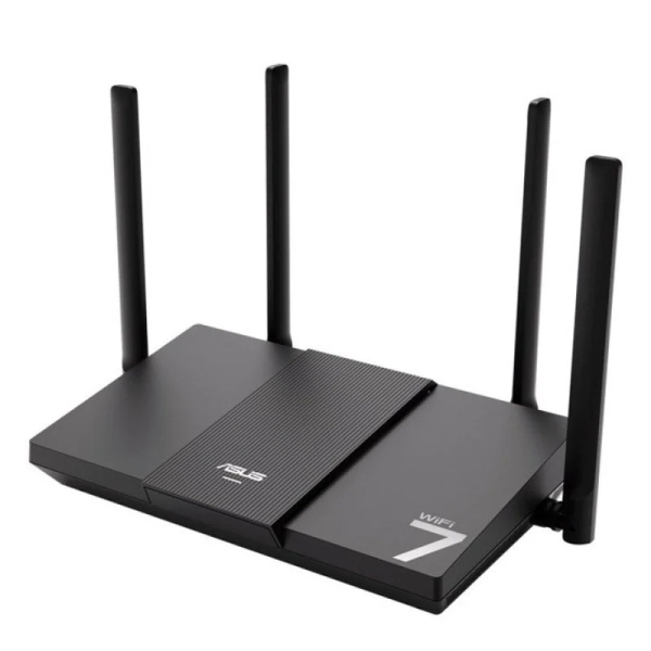 Asus RT-BE50 Router WiFi 7 Dual Band BE3600 AiMesh OFDMA - Velocità fino a 2882 Mbps a 5 GHz - 4 porte - 4 antenne - Colore nero Asus RT-BE50 Router WiFi 7 Dual Band BE3600 AiMesh OFDMA - Velocità fino a 2882 Mbps a 5 GHz - 4 porte - 4 antenne - Colore nero