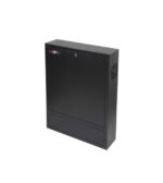 WP RWN-02601-B Armadio verticale a parete 4U - Serratura di sicurezza con chiave tubolare - 600x150x750mm - Colore nero