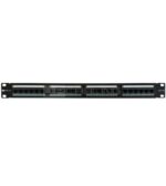 WP Patch Panel a 24 porte RJ45 CAT6A UTP - 1U IDC - Colore nero