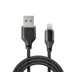 Cavo XO USB-A maschio a Lightning - Ricarica e trasmissione dati ad alta velocità - 6A - 1 m - Colore nero