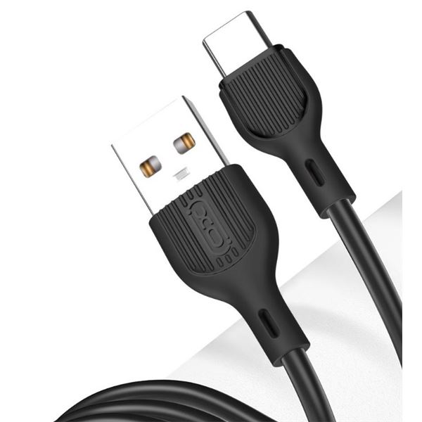 XO NB200TC2 Cavo da USB-A maschio a USB-C - Ricarica e trasmissione dati ad alta velocità - 2 XO NB200TC2 Cavo da USB-A maschio a USB-C - Ricarica e trasmissione dati ad alta velocità - 2