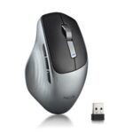 Mouse wireless multimodale NGS 1600 DPI - 6 pulsanti e rotellina di scorrimento - Tasti silenziosi - Colore nero