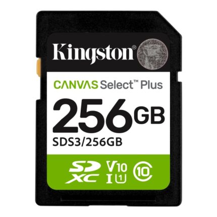 Kingston Scheda SDXC 256 GB UHS-I Classe 10 150 MB/s Canvas Select Plus