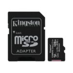 Kingston Scheda Micro SDXC 128 GB Classe 10 100 MB/s Canvas Select Plus + Adattatore SD