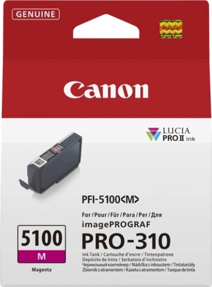 Cartuccia d'inchiostro originale Canon PFI5100 Magenta - PFI5100M/6954C001