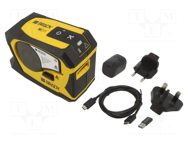 Brady M211 Stampante portatile per etichette Bluetooth - Risoluzione: 203 dpi - Larghezza massima dell'etichetta 19 Brady M211 Stampante portatile per etichette Bluetooth - Risoluzione: 203 dpi - Larghezza massima dell'etichetta 19