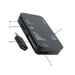 Coolbox Lettore di schede USB-A - Compatibile con SD