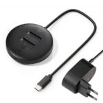Ewent Clonatore doppio alloggiamento - NVMe M2 - USB-C 3.2 Gen2 - Indicatore LED - Colore nero