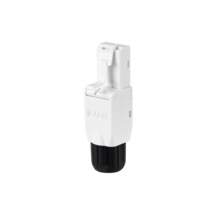 Nanocable Confezione da 10 connettori RJ45 a 8 fili Cat.6A - Auto crimpabile senza attrezzi - Colore bianco