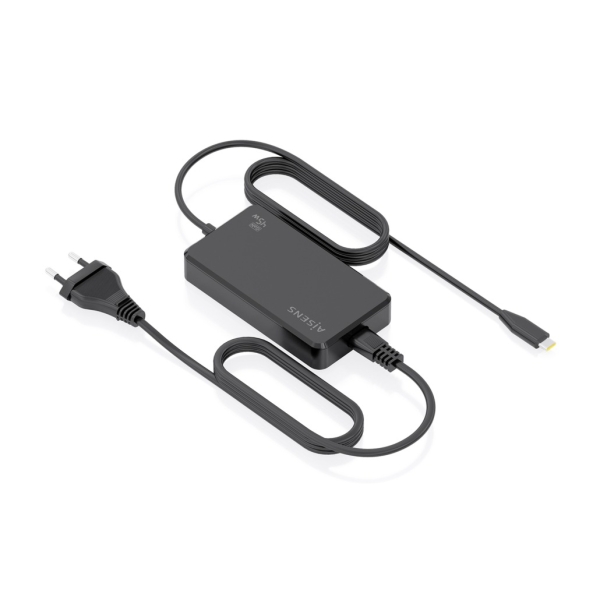 Aisens Caricabatterie portatile GaN USB-C/PD 45W - Cavo da 1 Aisens Caricabatterie portatile GaN USB-C/PD 45W - Cavo da 1
