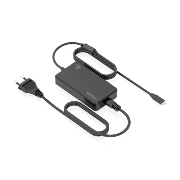 Aisens Caricabatterie portatile GaN USB-C/PD 100W - Cavo da 1 Aisens Caricabatterie portatile GaN USB-C/PD 100W - Cavo da 1