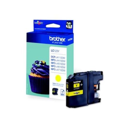 Brother LC123 Giallo Cartuccia d'inchiostro originale - LC123YBP