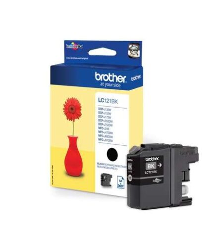 Brother LC121 Nero Cartuccia d'inchiostro originale - LC121BKBP