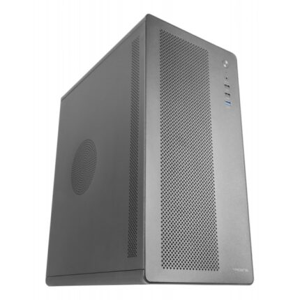 Tacens Aerom Case Minitorre Micro ATX/Mini ITX - Ventola ultrasilenziosa da 120 mm - Pannello frontale e laterale in rete - Struttura metallica - Porta audio/USB-A - 380x330x189 mm - Colore nero