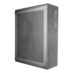 Tacens Aerom Slim 500 Case minitower ultracompatto Micro ATX - Ventola FDB da 90 mm - Alimentatore TFX 500 W - Pannello frontale e laterale in rete - Porta USB-A/USB-C/Audio - 334 x 272 x 102 mm - Colore nero