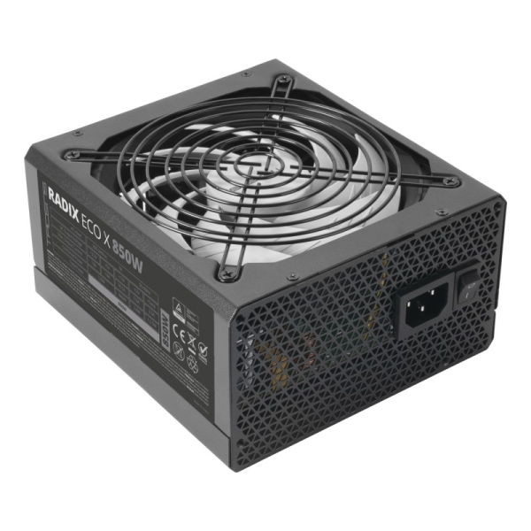 Tacens Radix Eco X 850 Alimentatore 850W ATX - PFC attivo - Ventola 140 mm da 12 dB - 80 Plus Silver - 160x150x85 mm - Colore nero Tacens Radix Eco X 850 Alimentatore 850W ATX - PFC attivo - Ventola 140 mm da 12 dB - 80 Plus Silver - 160x150x85 mm - Colore nero