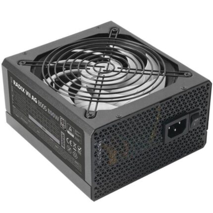 Tacens Radix VII AG 800S Alimentatore 800W ATX - PFC attivo - Ventola da 140 mm a 12 dB - 80 Plus Silver - Cablaggio modulare - 160x150x85 mm - Colore nero