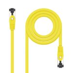 Nanocavo Cavo di rete Patch cord Cat.8.1 2Ghz LSZH SSTP AWG26 - Lunghezza 2 m - Colore giallo