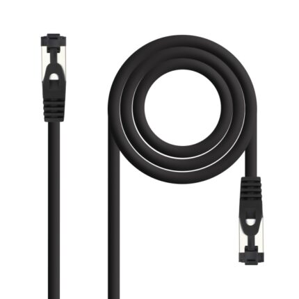 Nanocavo Cavo di rete Patch cord Cat.8.1 2Ghz LSZH SSTP AWG26 - Lunghezza 3 m - Colore nero