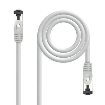 Nanocavo Cavo di rete Patch cord Cat.8.1 2Ghz LSZH SSTP AWG26 - Lunghezza 15 m - Colore grigio